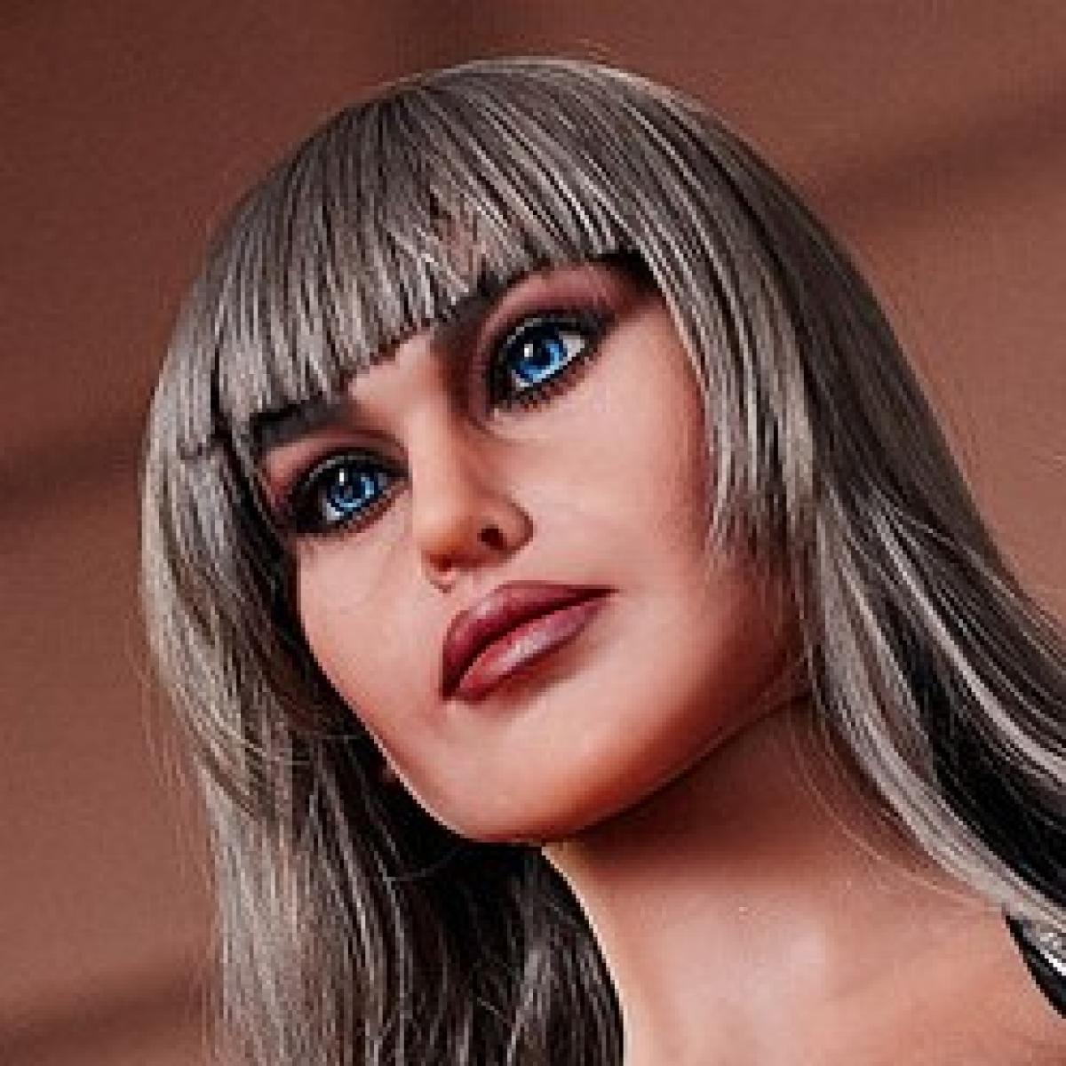 Neodoll Racy Monica - Sex Doll Head - M16 Compatible - Brown