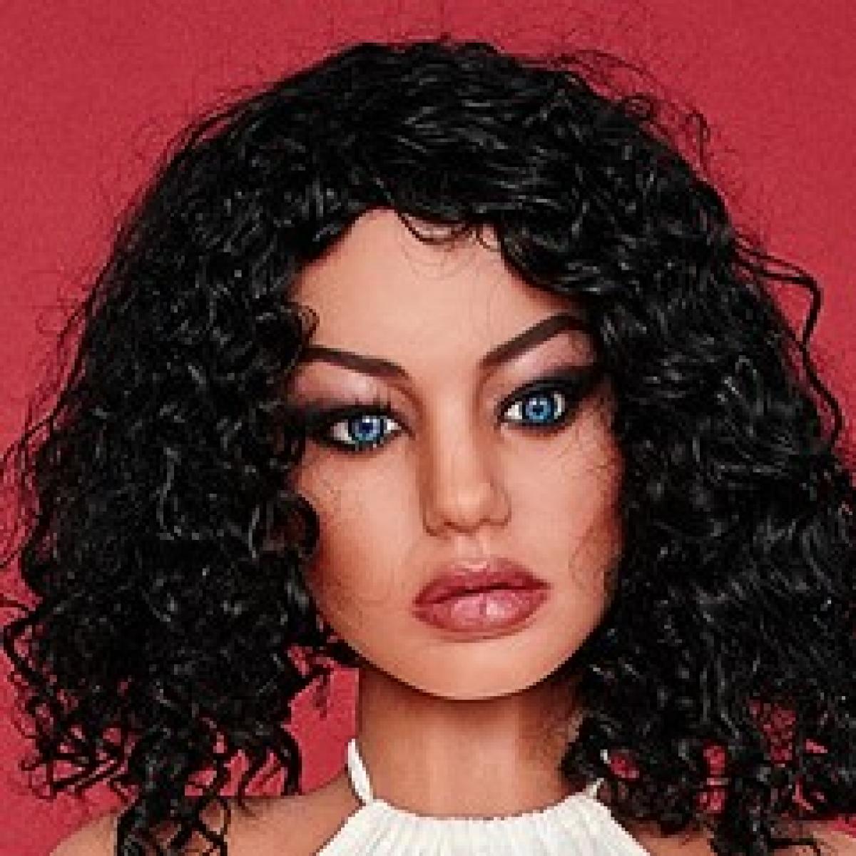 Neodoll Racy Tracy - Sex Doll Head - M16 Compatible - Brown