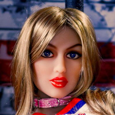 Neodoll Racy Anna - Sex Doll Head - M16 Compatible - Brown