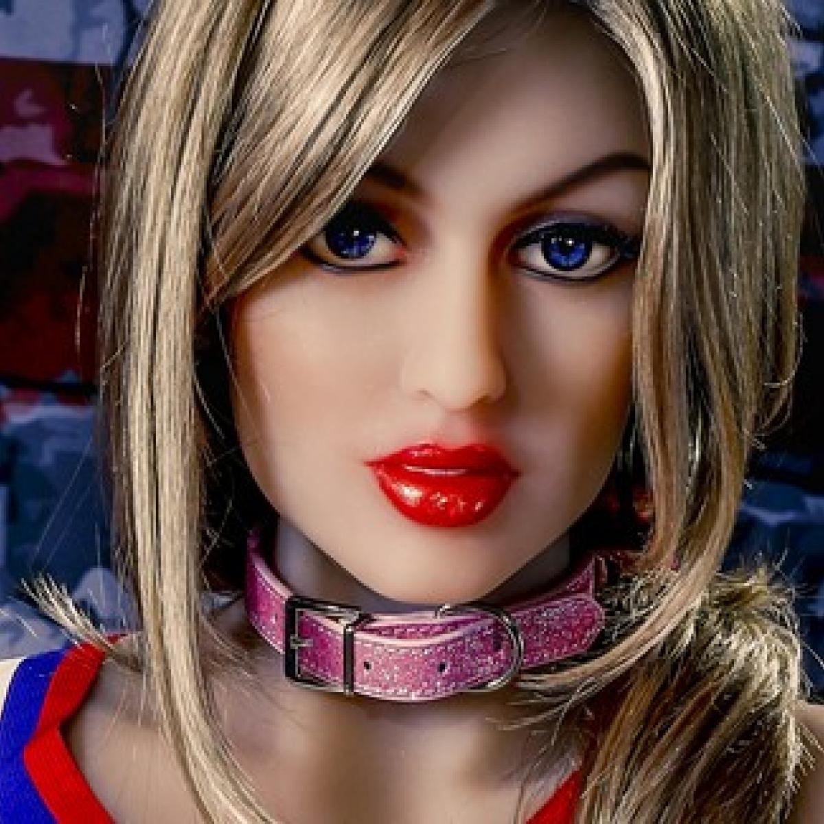 Neodoll Racy Anna - Sex Doll Head - M16 Compatible - Brown