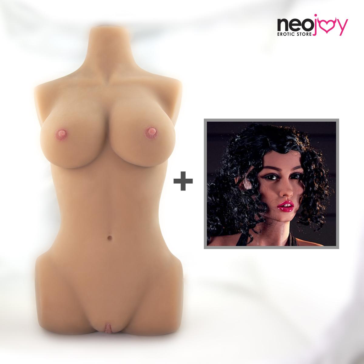 Neojoy Easy Love Sex Doll Torso Rosie Head - Head Connector - Tan - 14kg