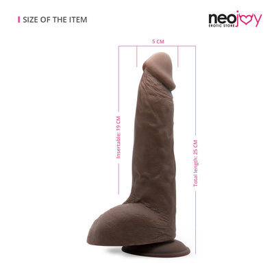 Neojoy 10“ Silent Lover - Brown - 10 Inch