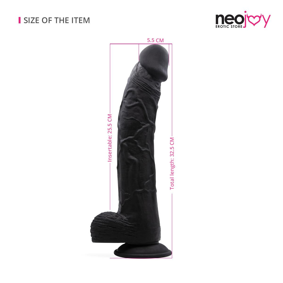 Neojoy Monster Dong Black 34.54cm - 13.6 inch