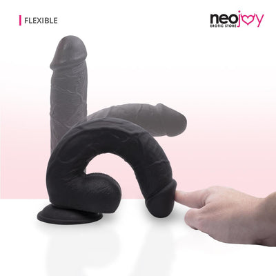 Neojoy - Real-Will Dildo - Black - 28.5 cm - 11.2 Inch
