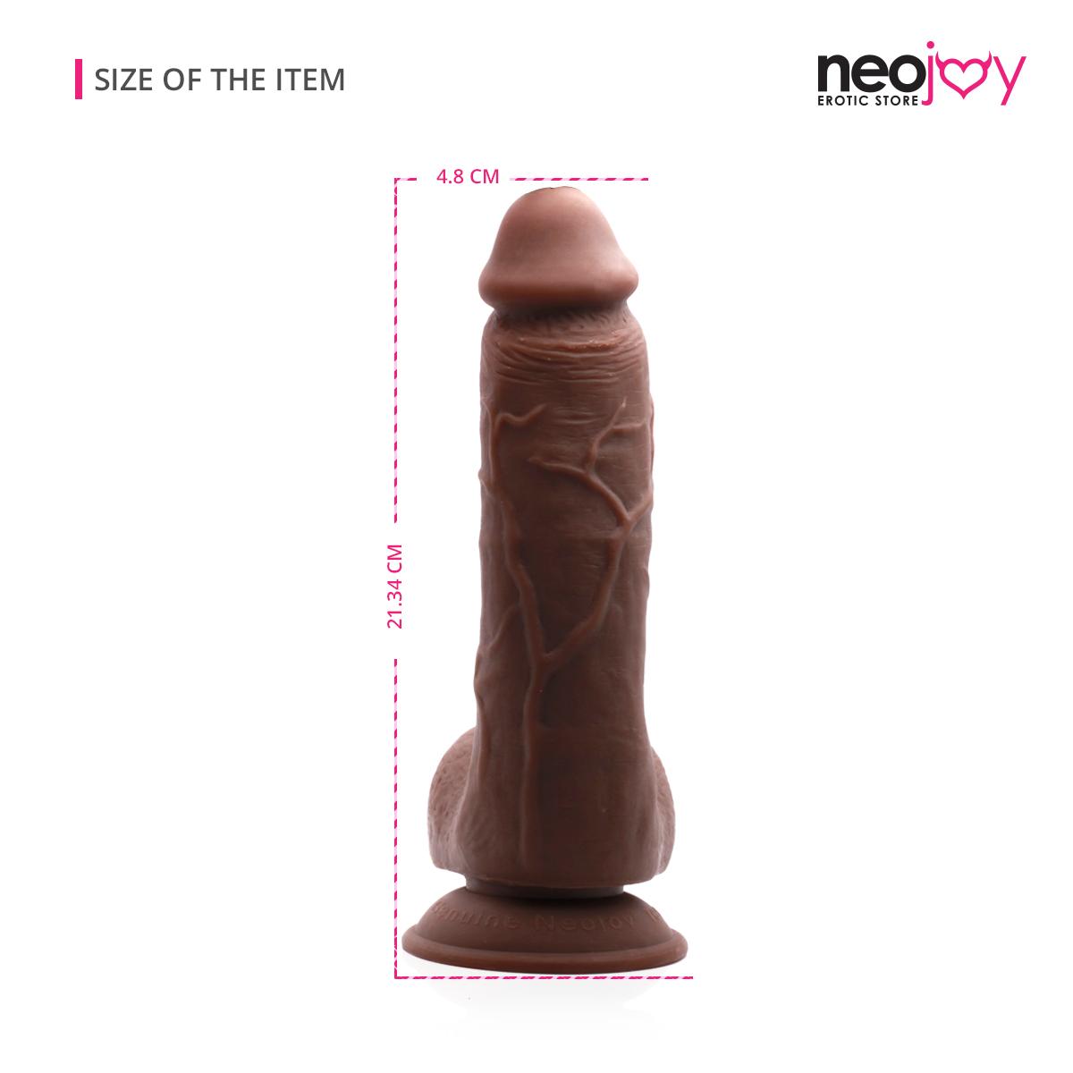 Neojoy - Vinny Dildo - Brown - 21.5 cm - 8.5 Inch
