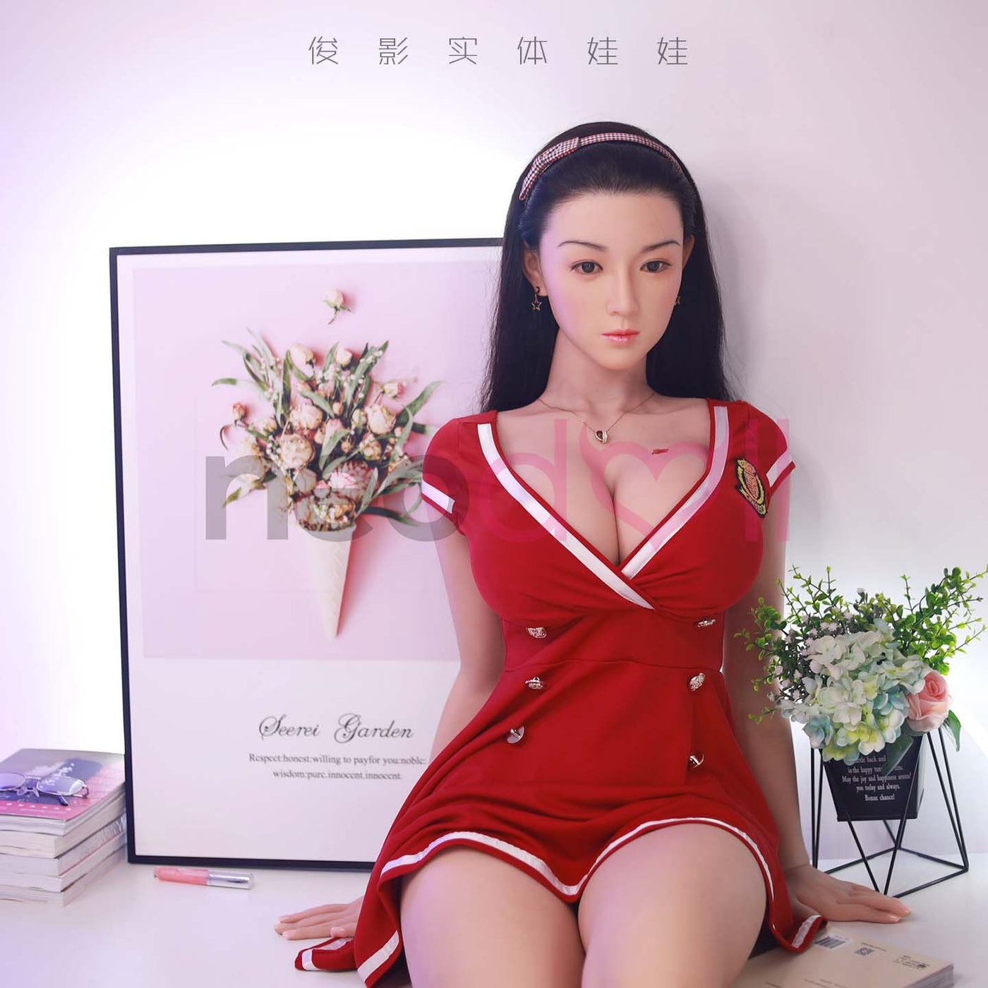 Neodoll Sugar Babe - Ron - Silicone TPE Hybrid Sex Doll - Gel Breast - Uterus - 164cm - Natural