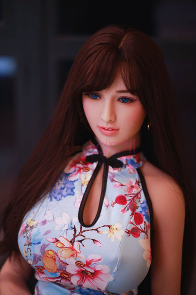Neodoll Sugar Babe - Lucy - Silicone TPE Hybrid Sex Doll - Gel Breast - Uterus - 157cm - Silicone White