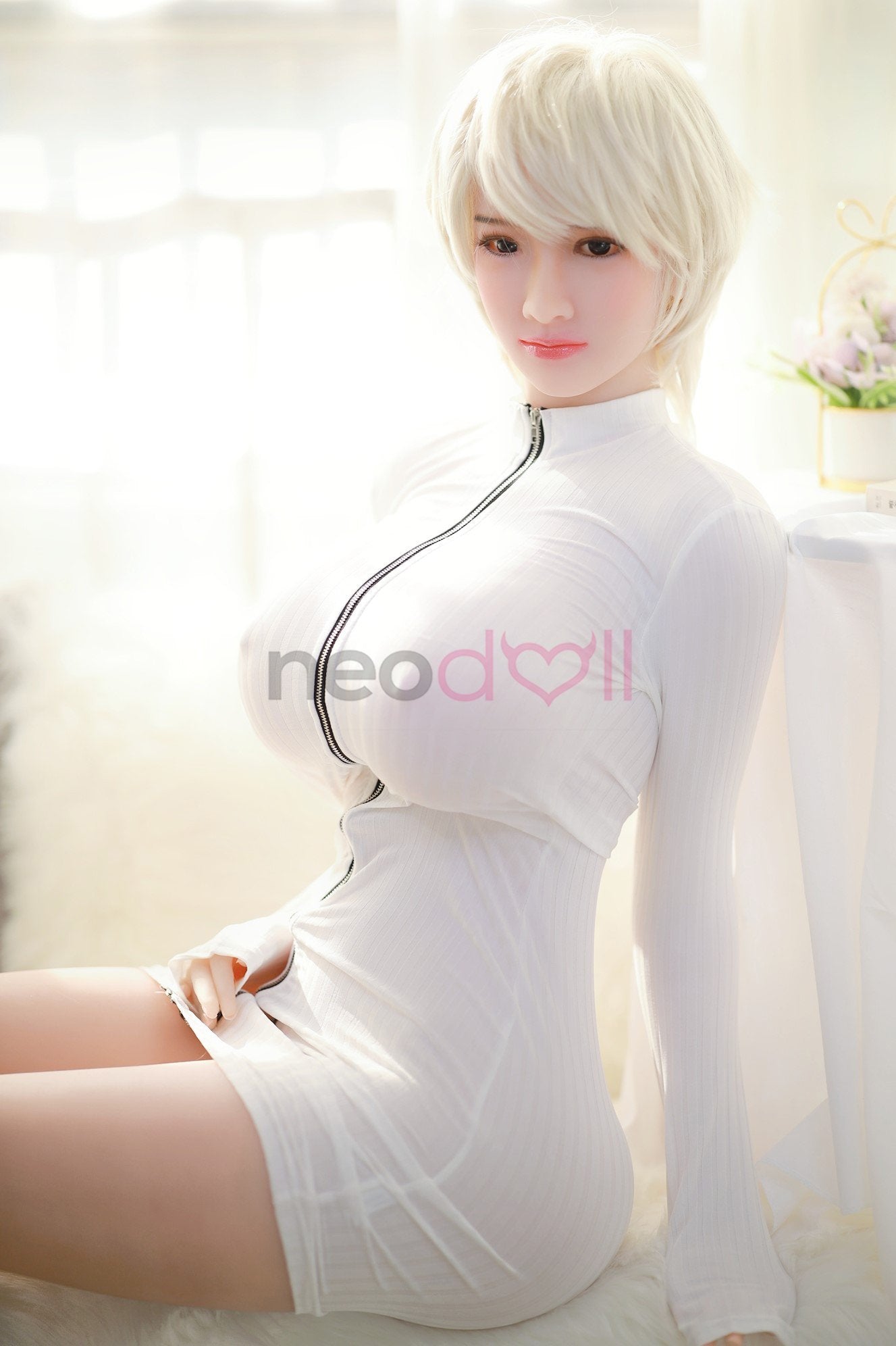 Neodoll Sugar Babe - Everly - Realistic Sex Doll - Gel Breast - Uterus - 164cm - Natural