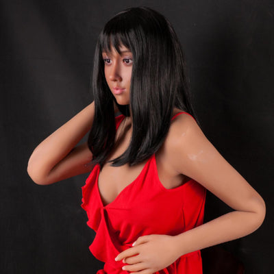 Silicone TPE Hybrid Sex Doll Leila | 170cm Height | Tan Skin | Shrug & Standing & Gel Breast | XYDoll