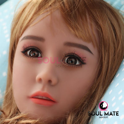 SoulMate Dolls - Lilly Head - Sex Doll Heads - Light Brown