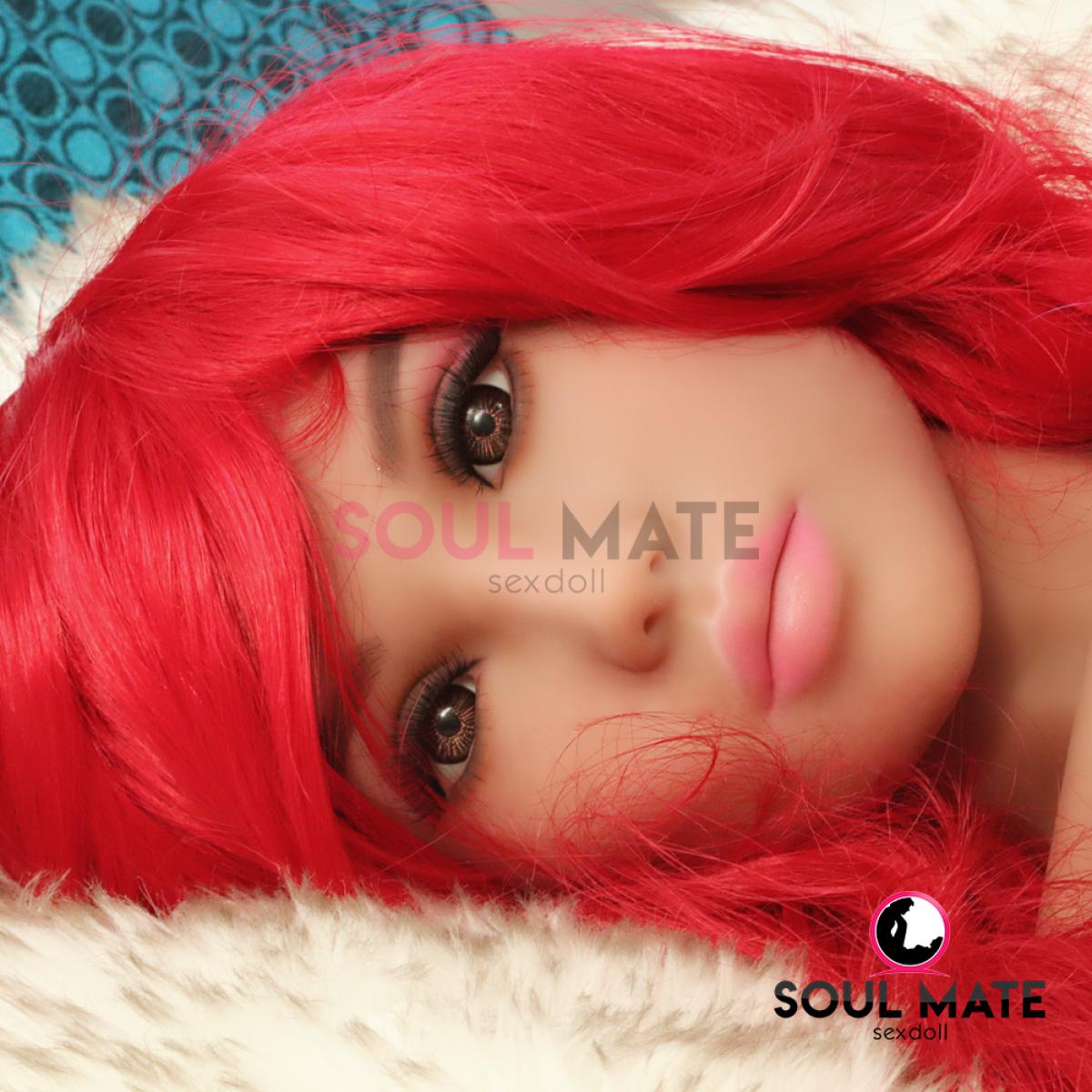 SoulMate Dolls - Lauren Head - Sex Doll Heads - Light Brown