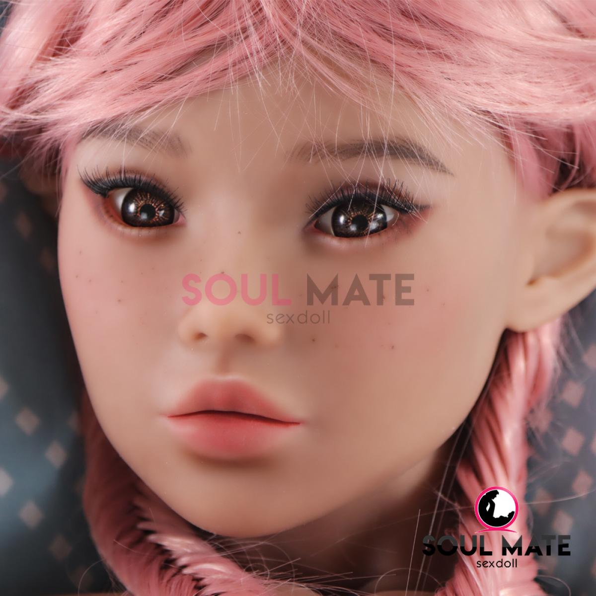 SoulMate Dolls - Diana Elf Head - Sex Doll Heads - Light Brown