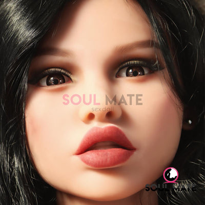 SoulMate Dolls - Sienna Head - Sex Doll Heads - Light Brown