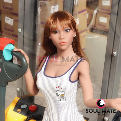 Sex Doll Gracie | 148cm Height | Light Brown Skin | Shrug | SoulMate Doll
