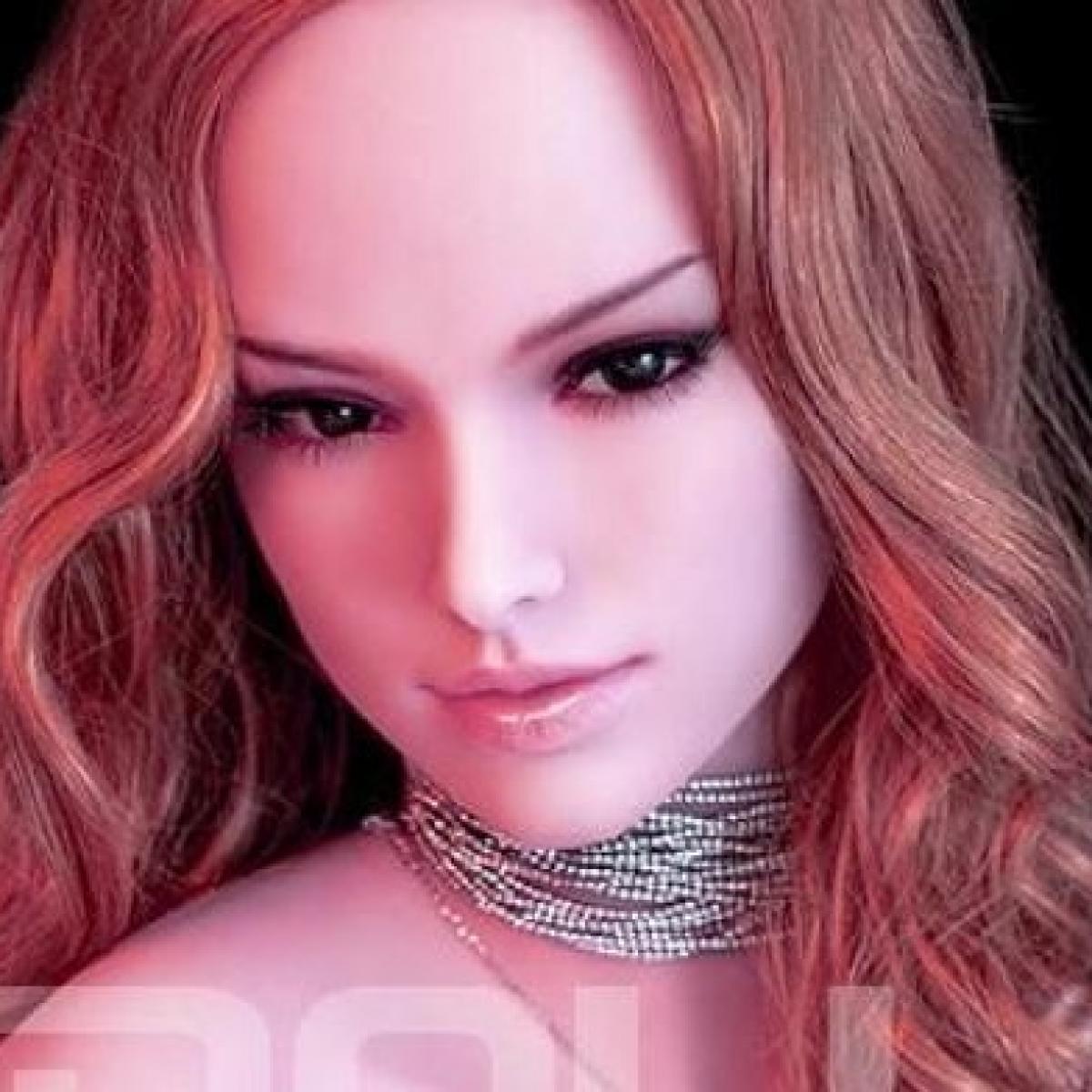 Firedoll - Anja - Sex Doll Head - M16 Compatible - Light Tan