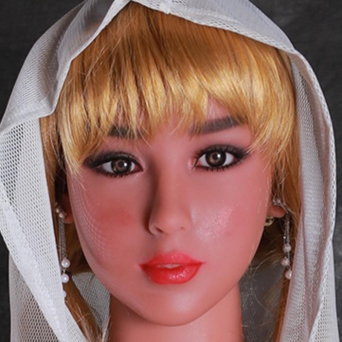 Firedoll - Clowy - Sex Doll Head - M16 Compatible - Light Tan