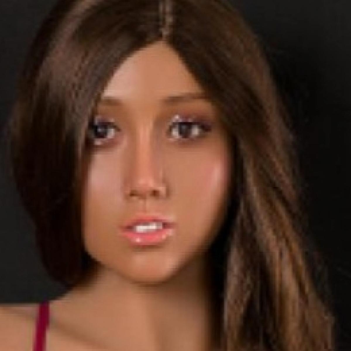 XYDoll Soft Silicone Real Head Sex doll - Julia - Realistic Love Doll - 168cm - Tan