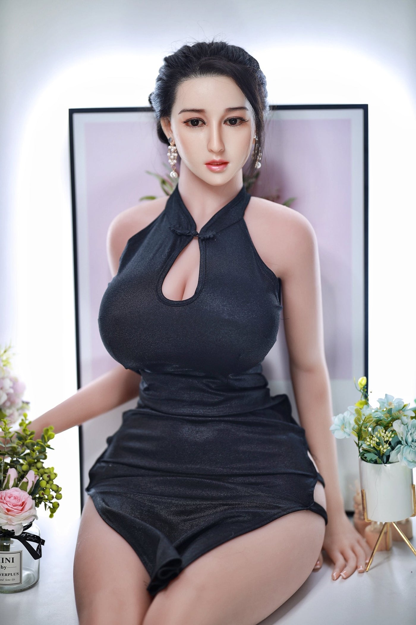 Neodoll Sugar babe - Chloe - Silicone TPE Hybrid Sex Doll - Gel Breast - Uterus - 170cm - Natural
