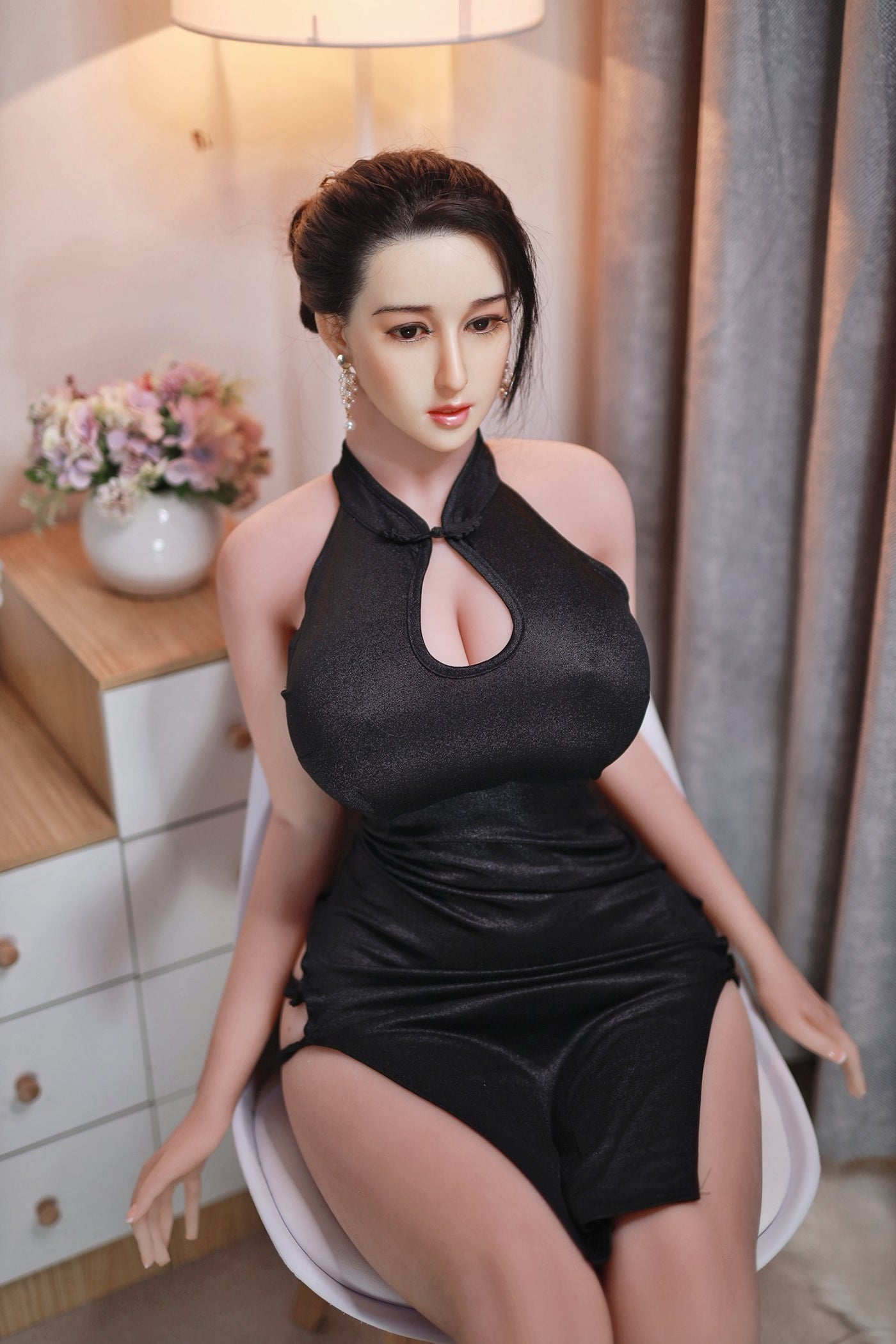 Neodoll Sugar babe - Chloe - Silicone TPE Hybrid Sex Doll - Gel Breast - Uterus - 170cm - Natural