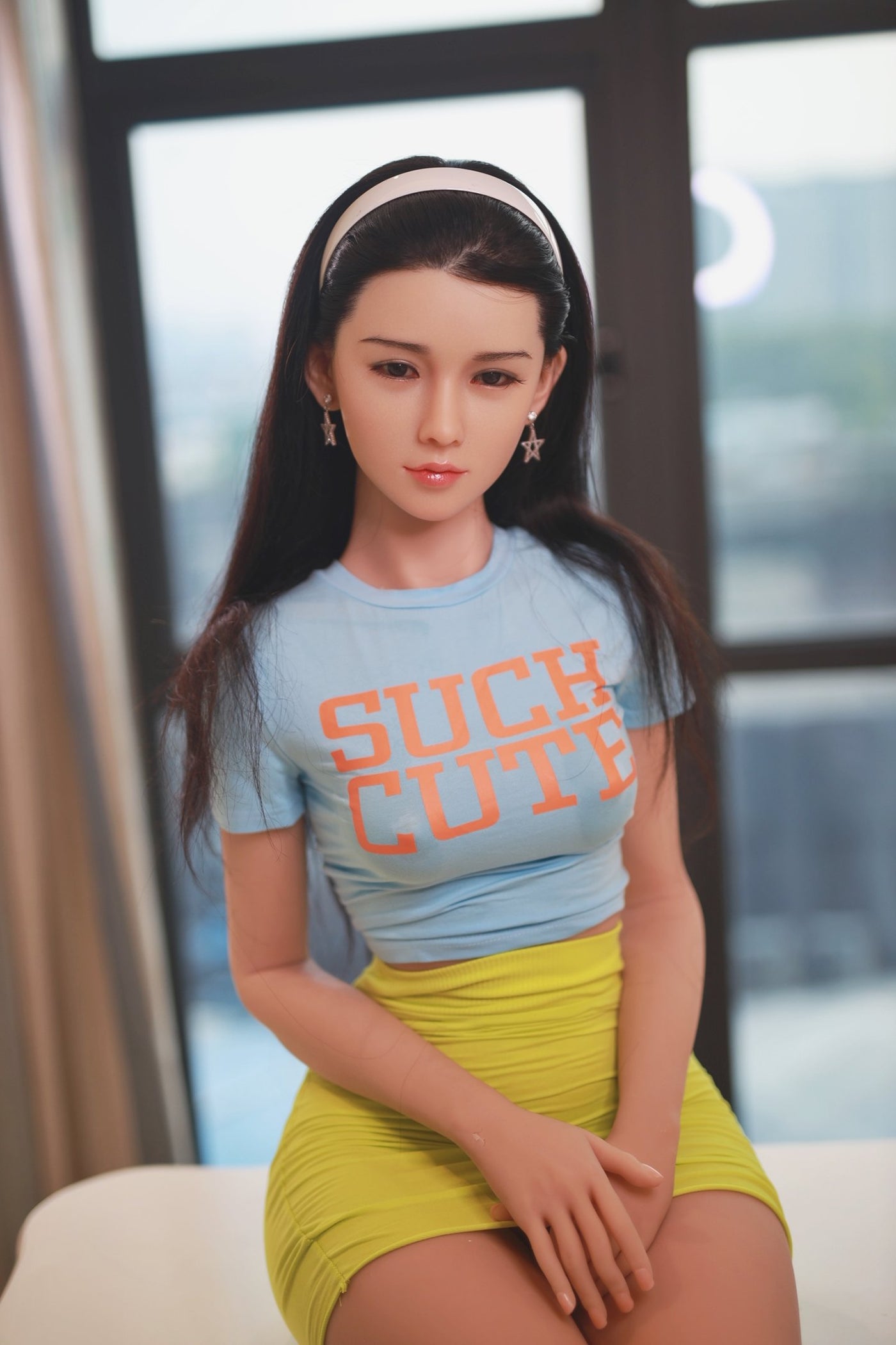Silicone TPE Hybrid Sex Doll Winnie | 157cm Height | Natural Skin | Shrug & Standing | Neodoll Sugar Babe