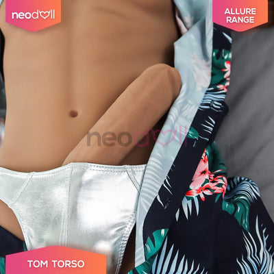 Neodoll Allure - Tom Head With Male Sex Doll Torso - Brown - 23cm Dildo - Lucidtoys