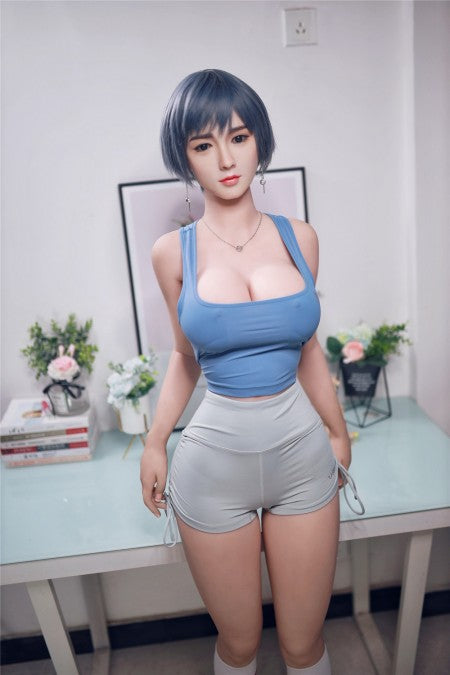 Silicone TPE Hybrid Sex Doll Angela | 161cm Height | Silicone Colour Skin | Shrug & Standing & Uterus | Neodoll Sugar Babe