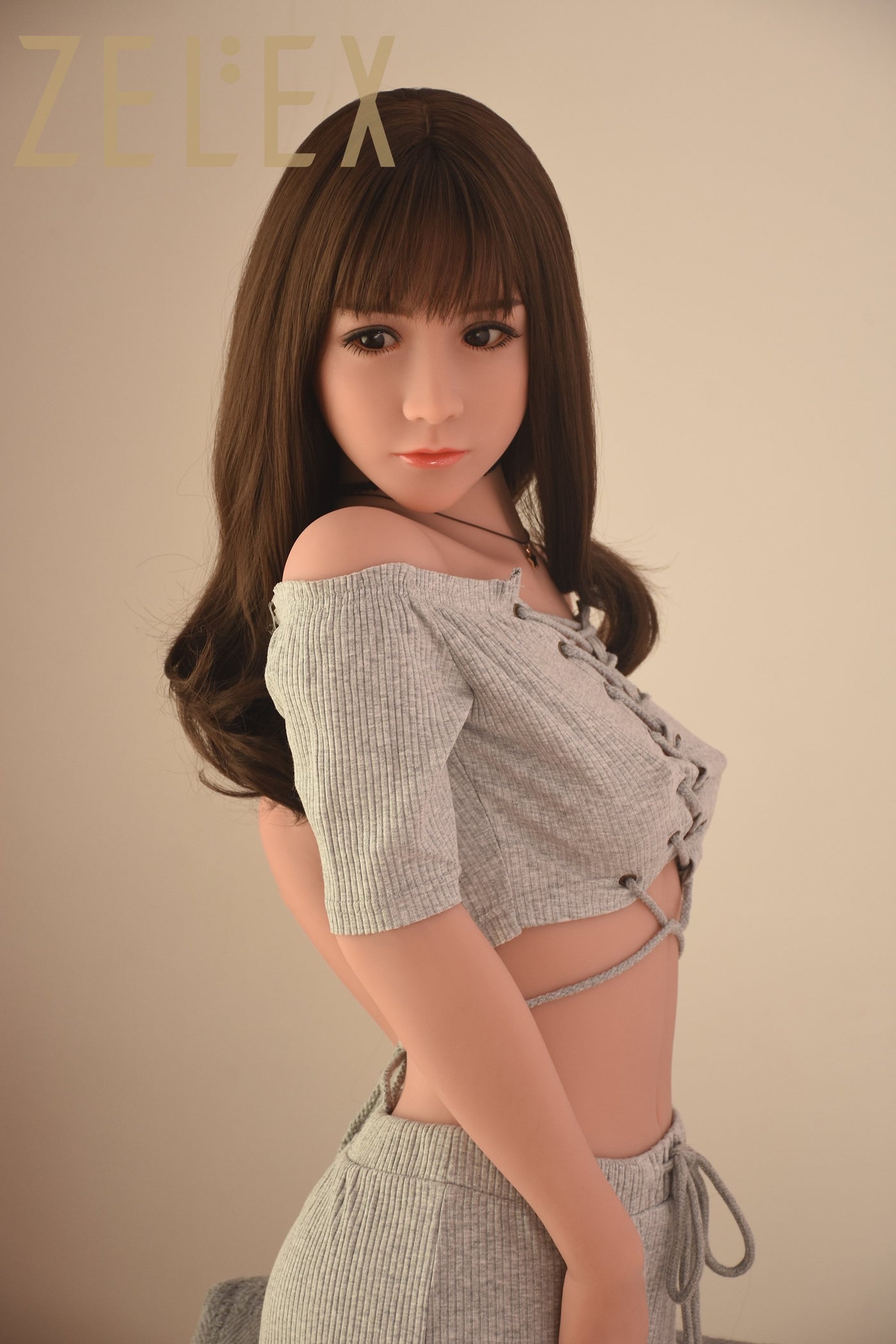 Sex Doll Meg | 155cm Height | Tan Skin | Shrug & Standing | Zelex Doll
