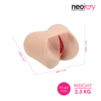 Neojoy - Real breast and vagina texture masturbator - 2.3KG - Flesh White