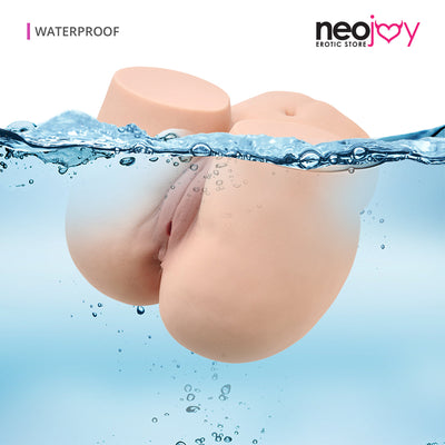 Neojoy - Cute whole real texture Butt stroker - 7.43KG - Flesh White