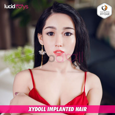 XYDoll - Julia - Silicone TPE Hybrid Sex Doll - 168cm - Implanted Black Hair - Natural