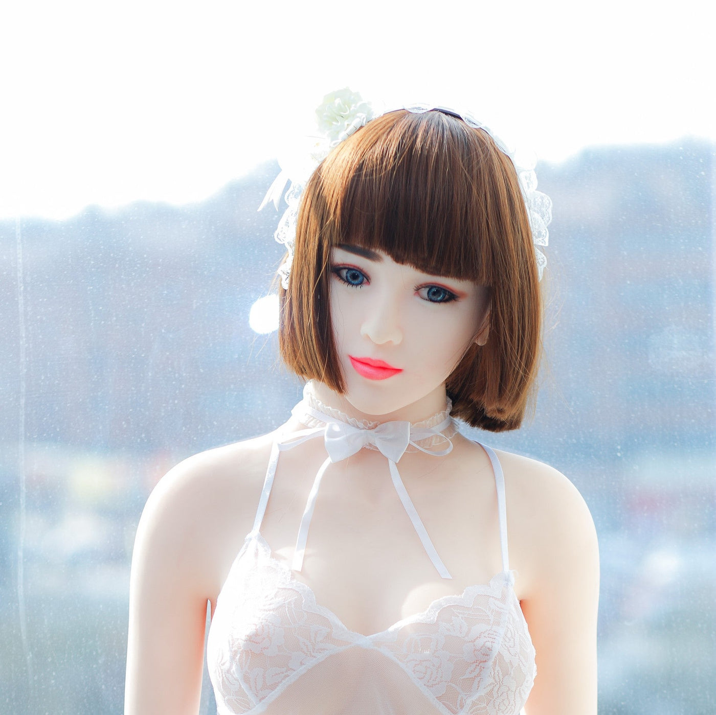 Neodoll Sugar Babe - Kayleigh - Sex Doll Head - White