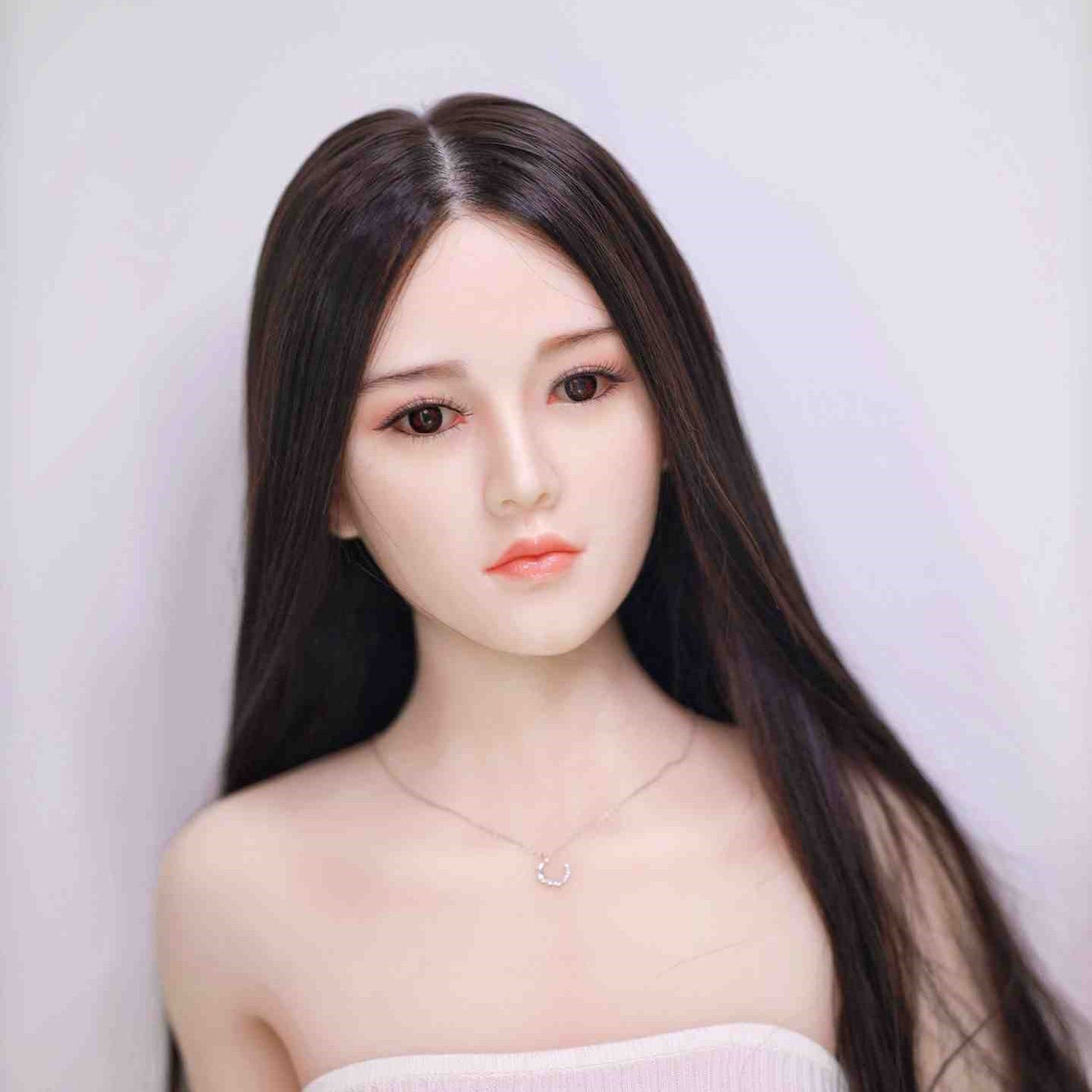 Neodoll Sugar Babe - Kenzie - Silicone Sex Doll Head - Implanted Hair - Silicone Colour