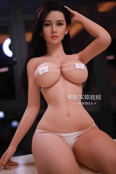 Silicone TPE Hybrid Sex Doll Ariyah | 161cm Height | Silicone Colour Skin | Shrug & Standing & Uterus & Implanted Hair | Neodoll Sugar Babe