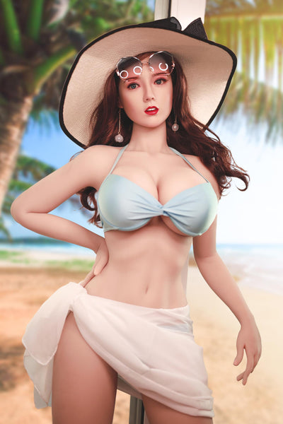 Silicone TPE Hybrid Sex Doll Gracelynn | 170cm Height | Silicone Colour Skin | Shrug & Standing & Uterus & Implanted Hair | Neodoll Sugar Babe
