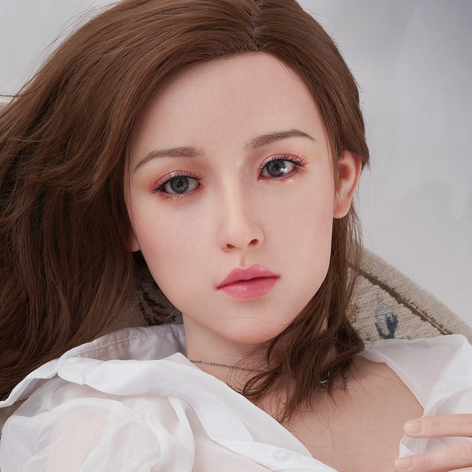 Zelex Doll - Alivia - Silicone Sex Doll Head - Natural