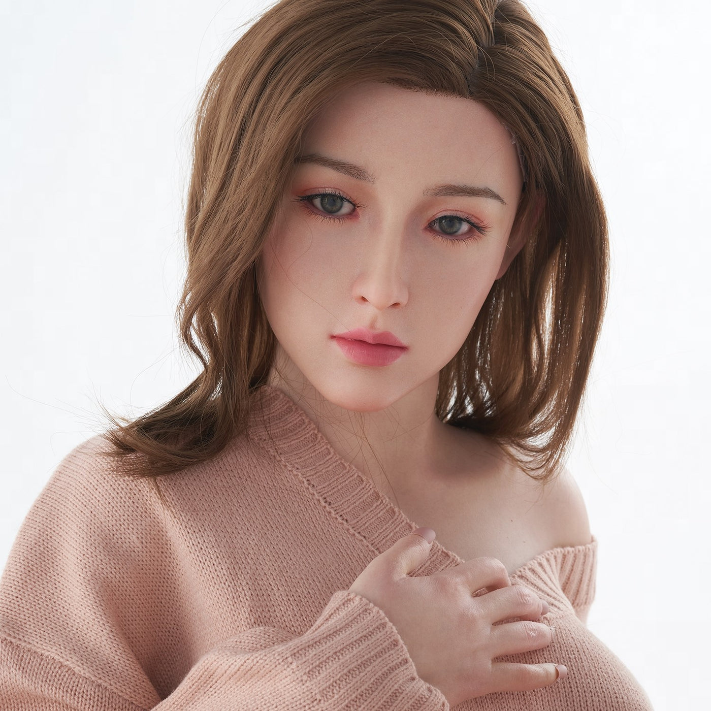 Zelex Doll - Alivia - Silicone Sex Doll Head - Natural