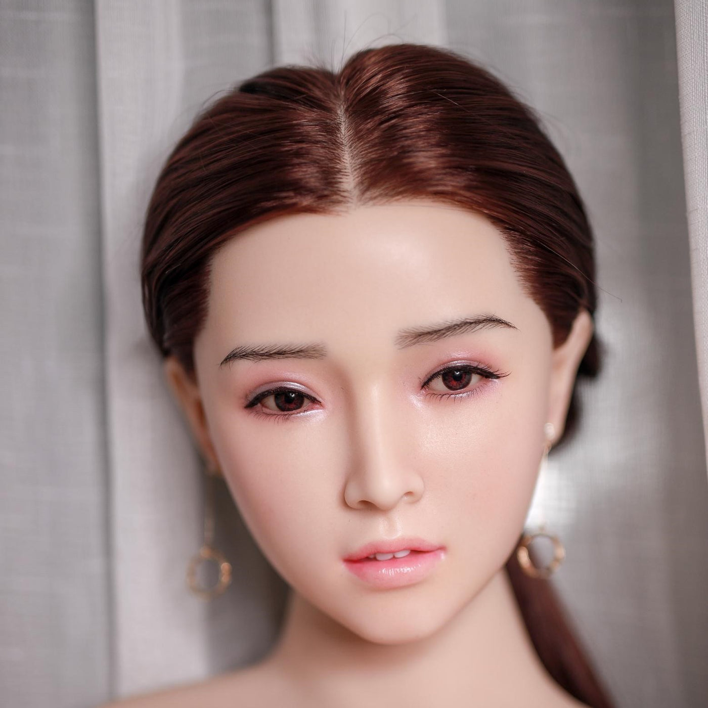 Neodoll Sugar babe - Kehlani - Realistic sex doll head - M16 Compatible - Implanted hair -Silicone color