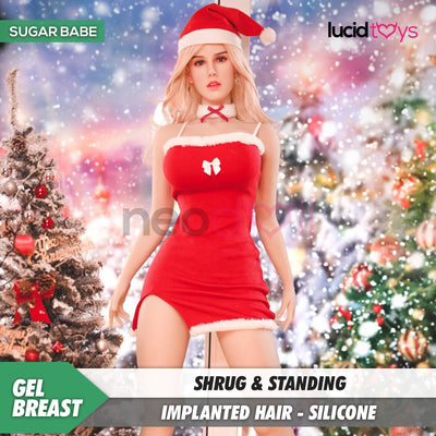 Neodoll Sugar Babe - Fatima - Silicone TPE Hybrid Sex Doll - 164cm - Implanted Hair - Silicone Colour