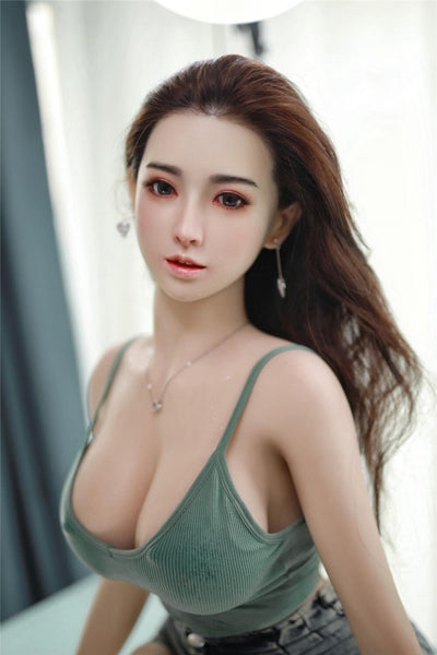 Silicone TPE Hybrid Sex Doll Brinley | 157cm Height | Silicone Colour Skin | Shrug & Standing & Gel Breast & Implanted Hair | Neodoll Sugar Babe