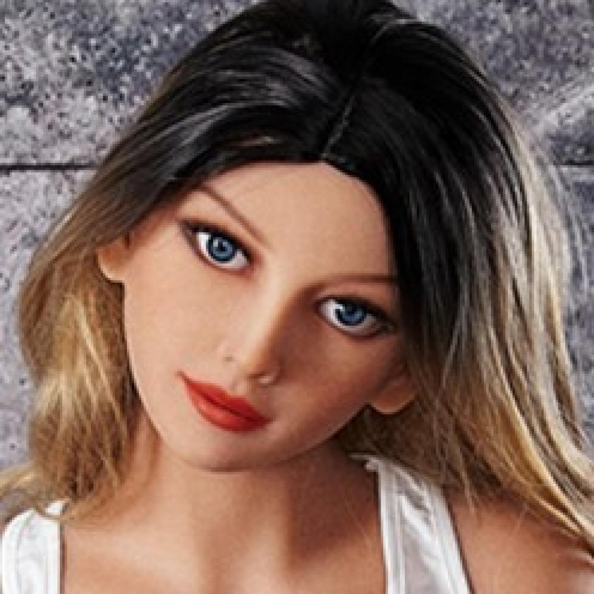 Neodoll Racy Ellen Head - Sex Doll Head - M16 Compatible – Tan