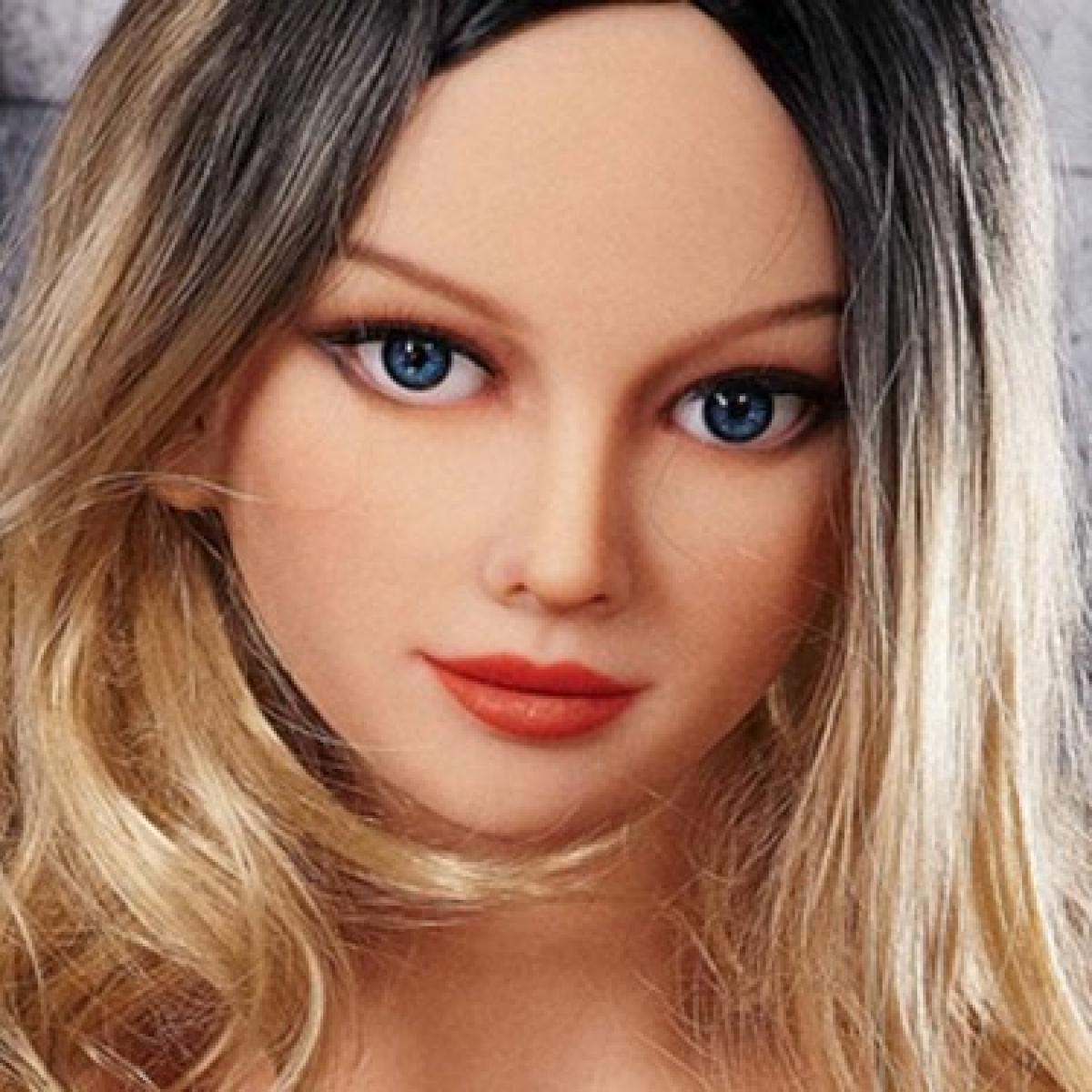Neodoll Racy Ellen Head - Sex Doll Head - M16 Compatible – Tan