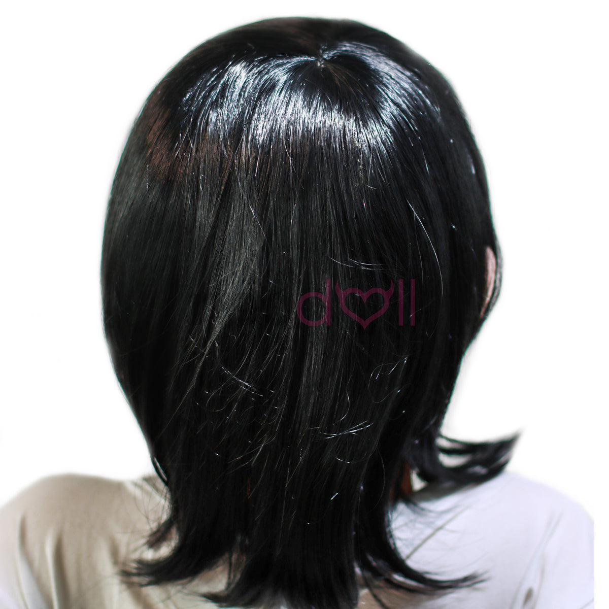 Neodoll Hair Wigs - Black - Short Straight - Front Fringe