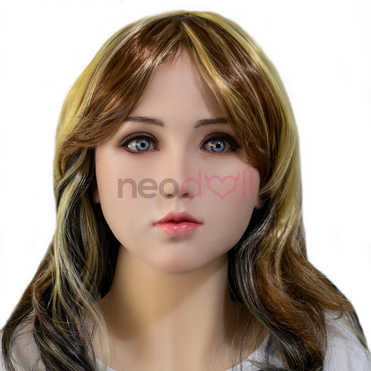 Neodoll Hair Wigs - Brown+Blond - Medium Wavy - Side Fringe