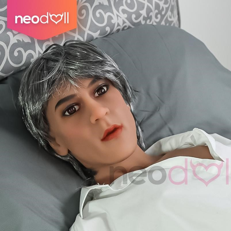 Neodoll Allure - Mick - Male Sex Doll Head - M16 Compatible - Brown