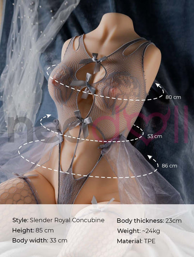 Neodoll Girlfriend Sex Doll Torso- Upgraded Skeleton & Ribs - Natural - 24kg
