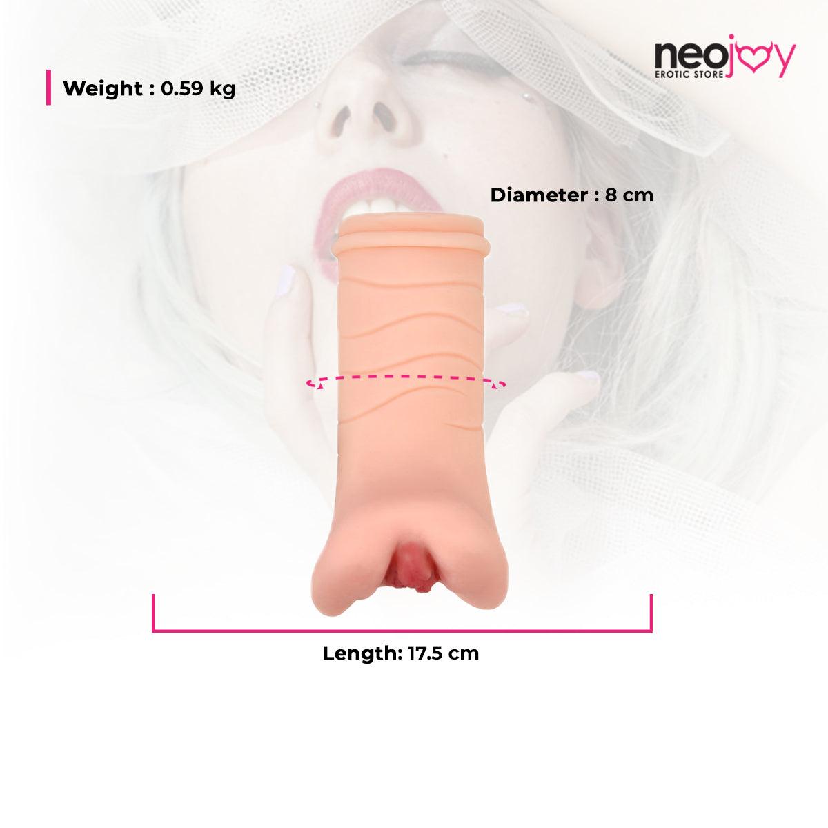Neojoy - Prominent Inner Lips Handheld Masturbator - 0.59kg - Skin - Lucidtoys