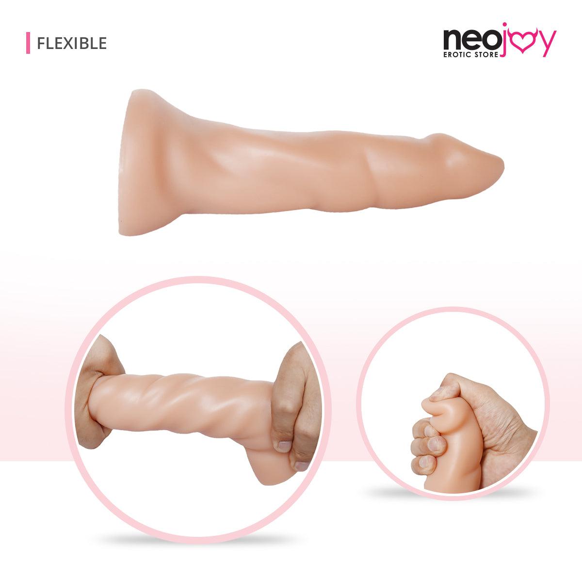 Neojoy - Dildo Butt Plug - Flesh - 19cm - Lucidtoys