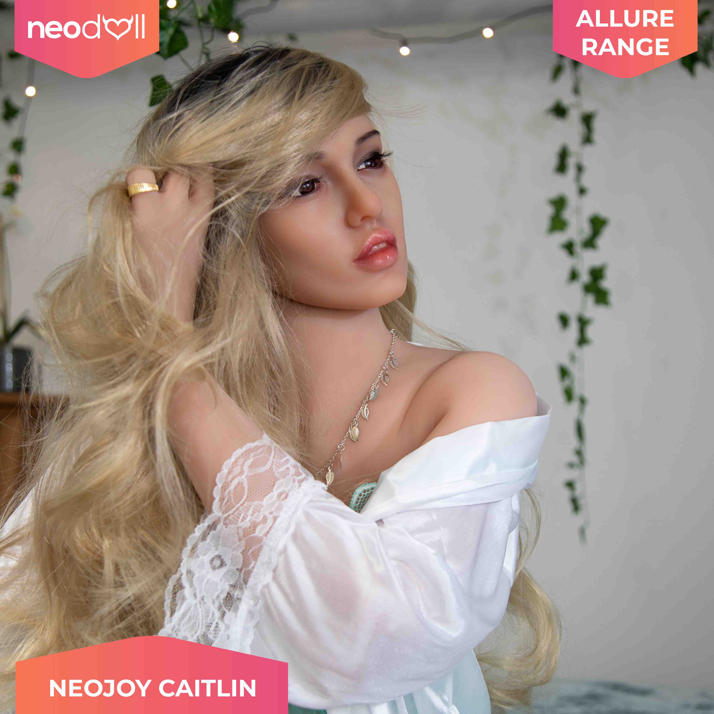 Neodoll Allure - Caitlin - Silicone TPE Hybrid Sex Doll - 166cm - Tan