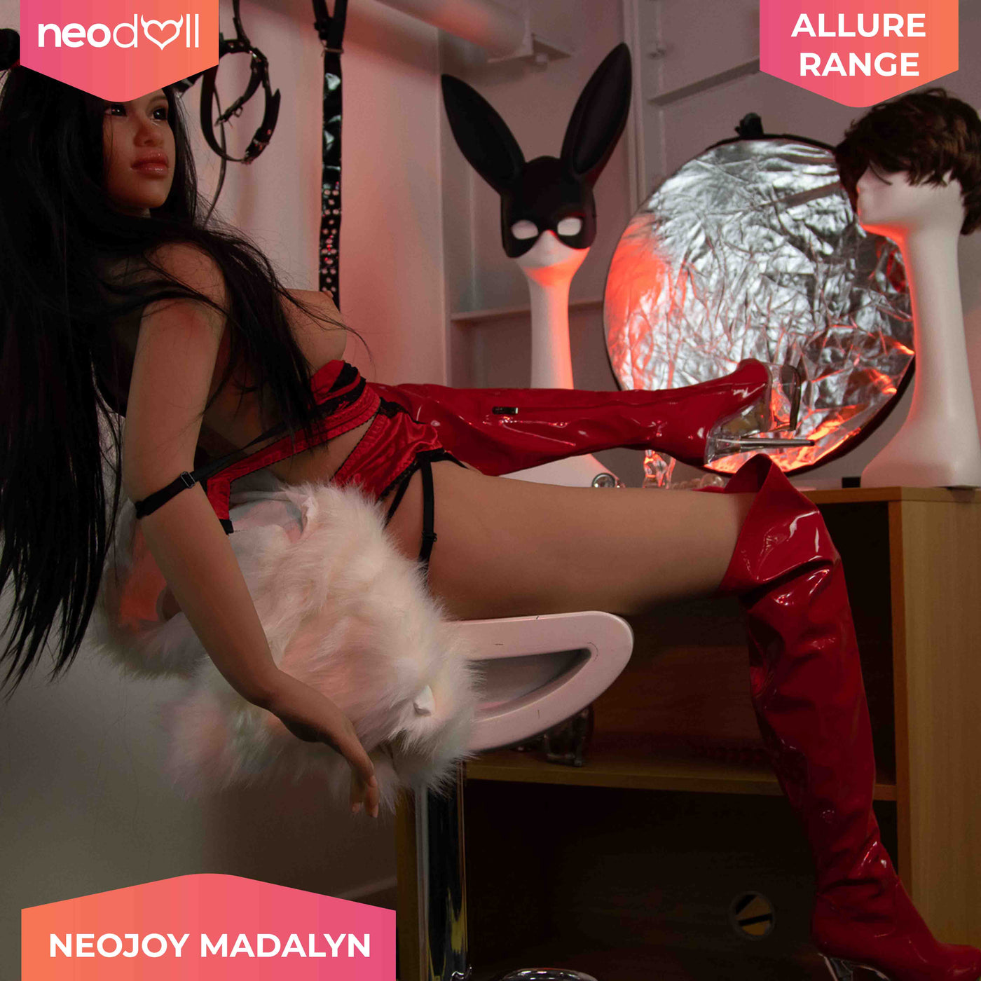 Neodoll Allure - Madalyn - Silicone TPE Hybrid Sex Doll - 157cm - Tan