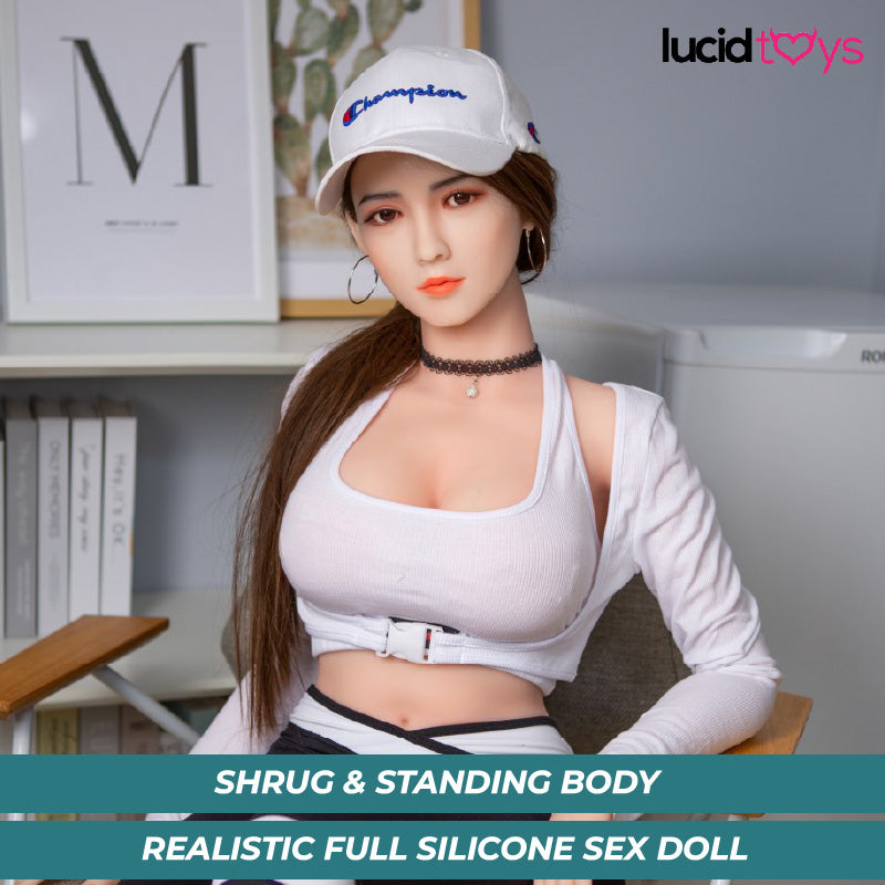 Youqdoll - Penelope - Realistic Full Silicone Sex doll - 163cm - Natural
